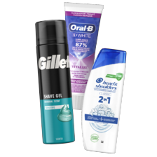 Alle Oral-B, Gillette of Head&Shoulders